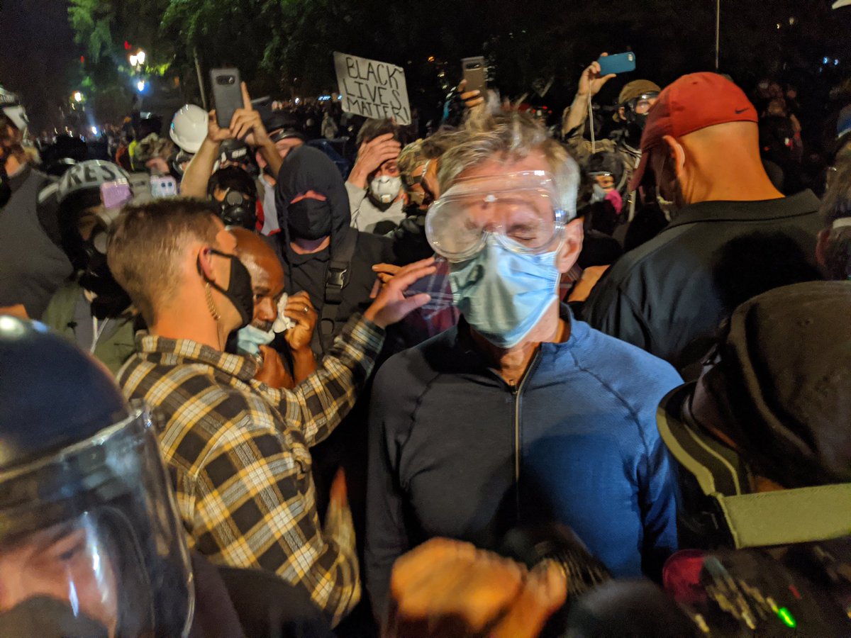 Portland Mayor Tear Gassed By Federal Agents Riot Declared Allsides 