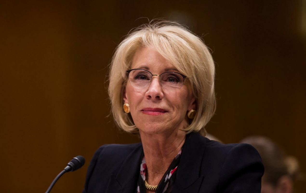 Education Secretary Betsy Devos Resigns From Her Post In The Wake Of Wednesdays Capitol Breach 6067