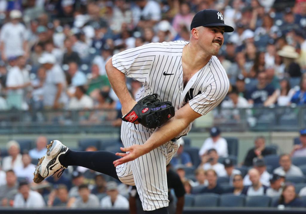 Carlos Rodon Notches First Win Behind Bader-led Yankees Bats