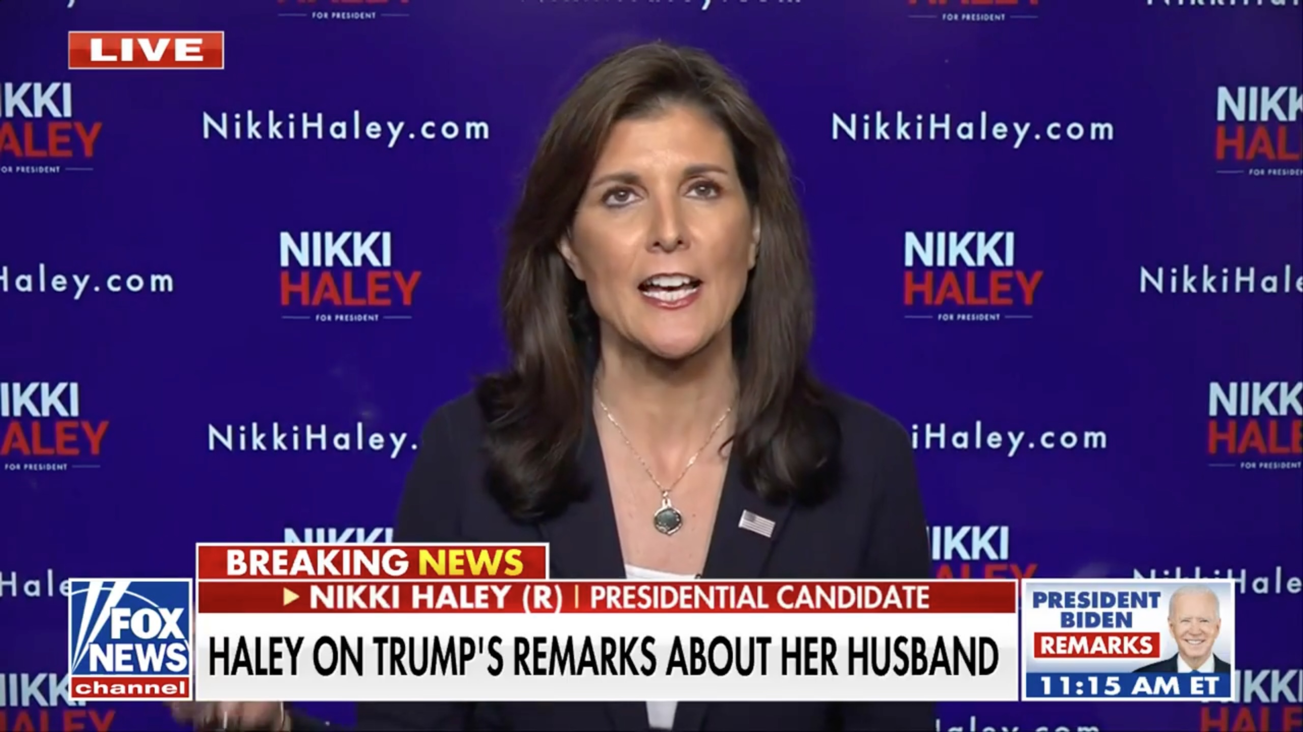 Haley slams Trump after ‘disgusting’ jab at her deployed hubby: ‘You’re ...