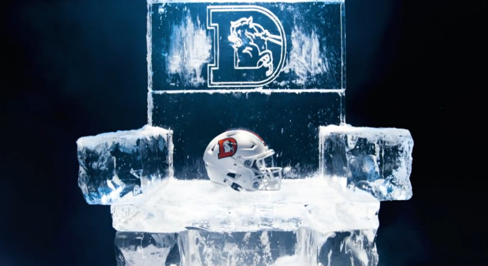 Denver Broncos Unveil New 'Snowcapped' Alternate Helmets for