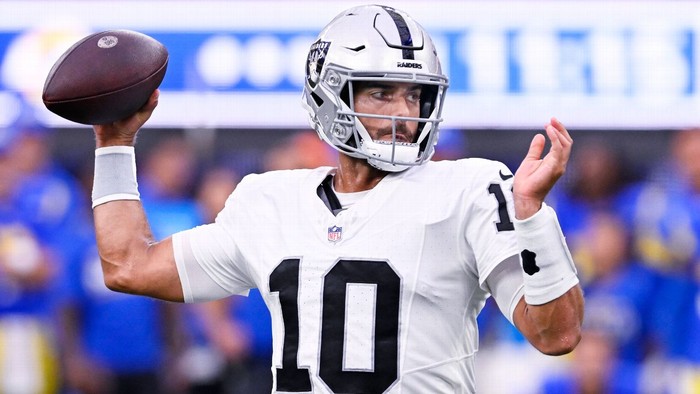 Raiders' Brian Hoyer Will Start if Jimmy Garoppolo Can't Play