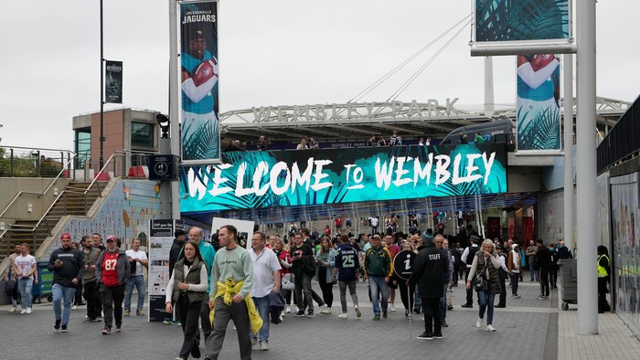 Jacksonville Jaguars in London: Week 4 photos vs. Atlanta Falcons from  Wembley Stadium