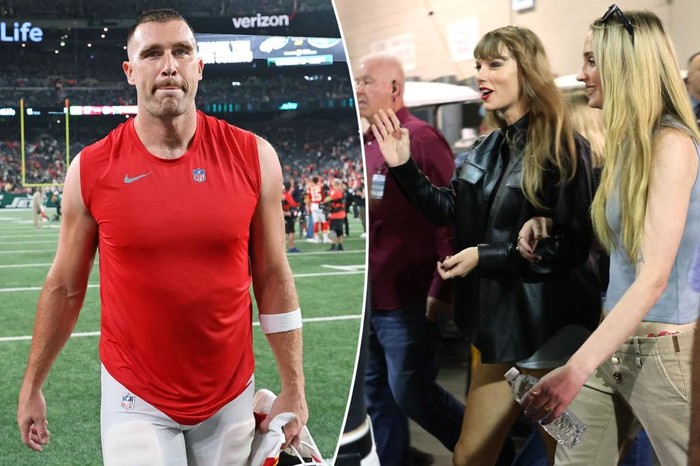 Taylor Swift watches Travis Kelce's Chiefs take on the Jets at MetLife  Stadium