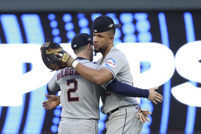 Twins react after beating Astros 3-2 in 2023 home opener at Target Field