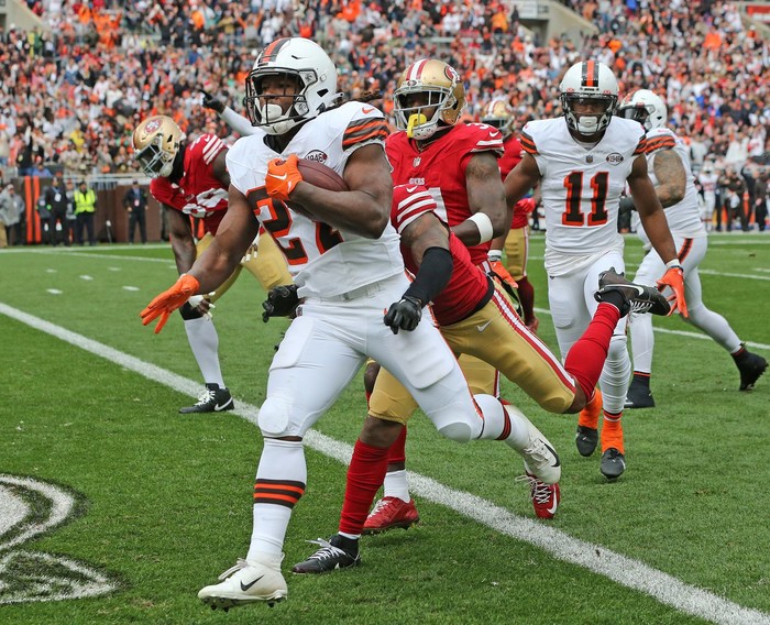 Browns stun 49ers 19-17, hand San Francisco its first loss and QB Brock  Purdy his first as starter