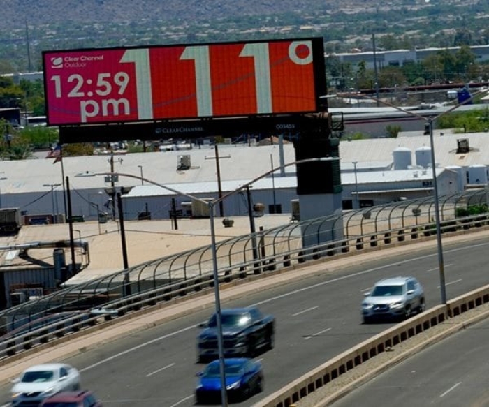 At 110, Phoenix Smashes Heat Record for US Cities AllSides